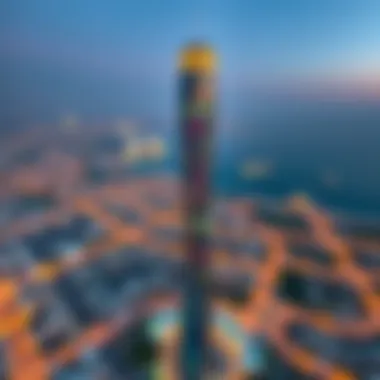 Sky Tower: The Heart of a Thriving Community Aerial view of the Sky Tower and its surrounding community