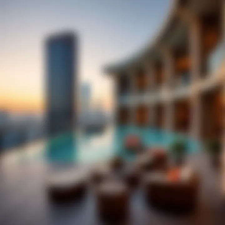 Luxurious amenities within Burj Views Central Tower