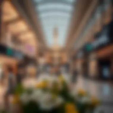 Luxurious retail spaces along the Dubai Hilton Walk