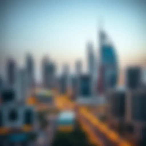 Scenic view of Dubai South skyline showcasing modern architecture