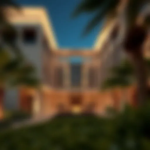 Stunning architectural design of a property in بيوت ياس