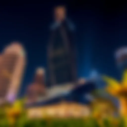 Stunning view of Fortune Executive Tower showcasing its modern architecture