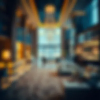 Interior amenities of Fortune Executive Tower highlighting luxury lifestyle