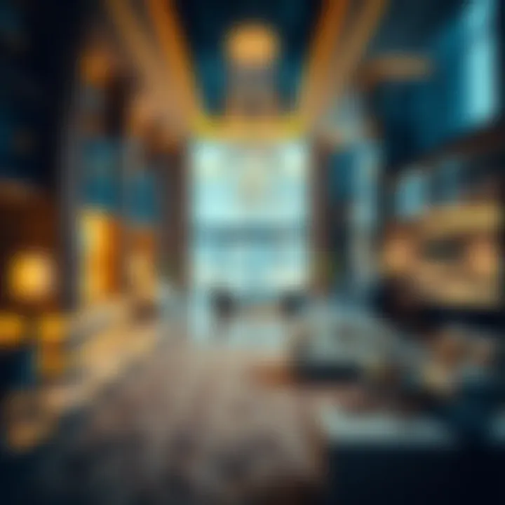 Interior amenities of Fortune Executive Tower highlighting luxury lifestyle