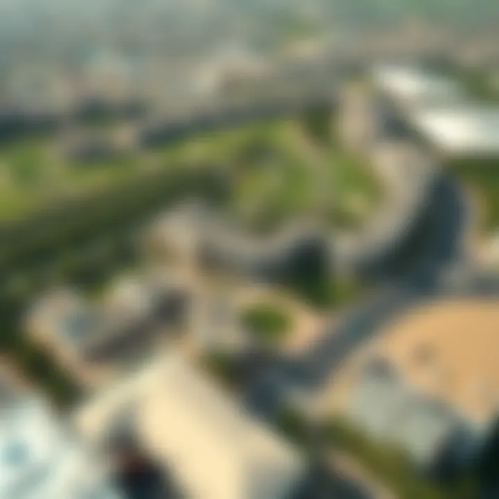 Aerial view of Dubai Hills showcasing the Full Cart community