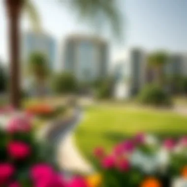 Parks and green spaces within Dubai Hills