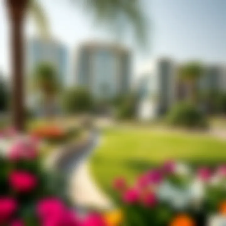 Parks and green spaces within Dubai Hills