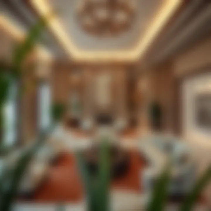 Luxurious interior design of a property in Full Cart
