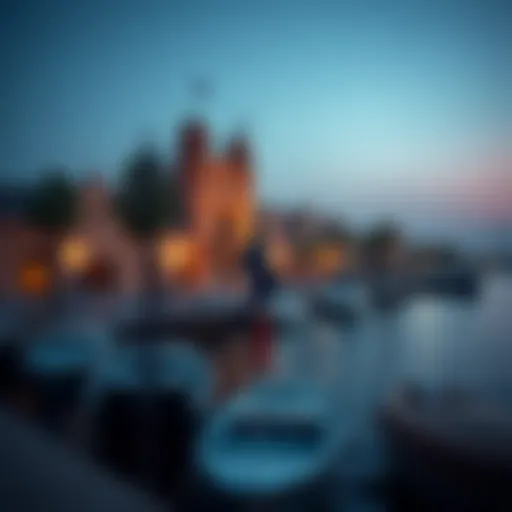 Historic waterfront view of Port Saeed
