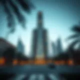 Architectural design of Sheikha Noora Tower showcasing modern aesthetics