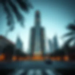 Architectural design of Sheikha Noora Tower showcasing modern aesthetics