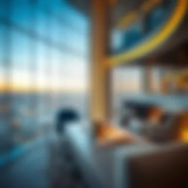 Interior Design of Sheikha Noora Tower Interior features highlighting the design and functionality of the tower