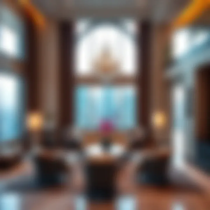 Elegant interiors reflecting modern luxury at St. Regis Dubai Downtown