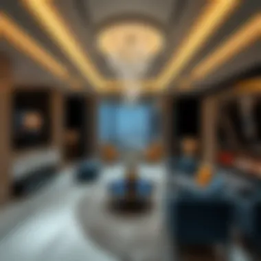 Luxurious Living: Inside Sky Tower Interior view showcasing luxury amenities of Sky Tower