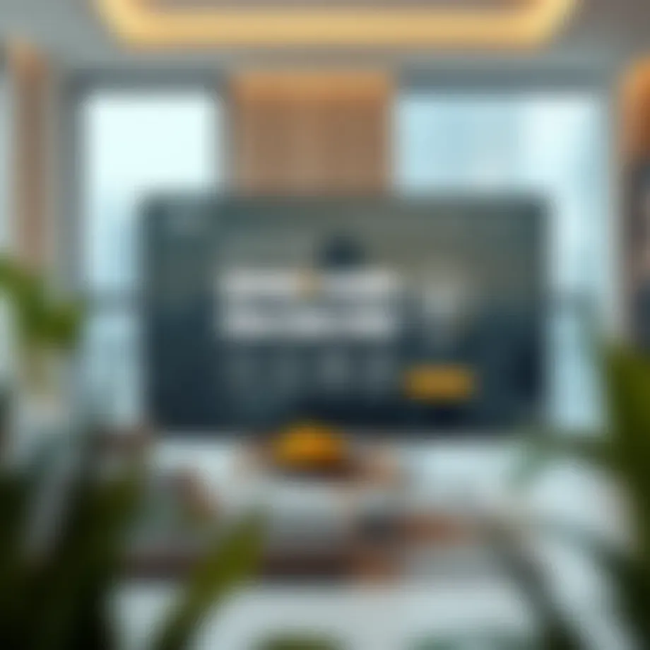 Visual representation of the ADCP apartment search platform interface