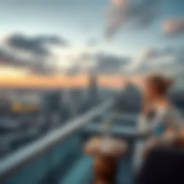 Breathtaking Views from Residences Dorchester Collection Stunning skyline view from a terrace