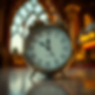 Importance of Time Management A clock highlighting the importance of time management in visa validity